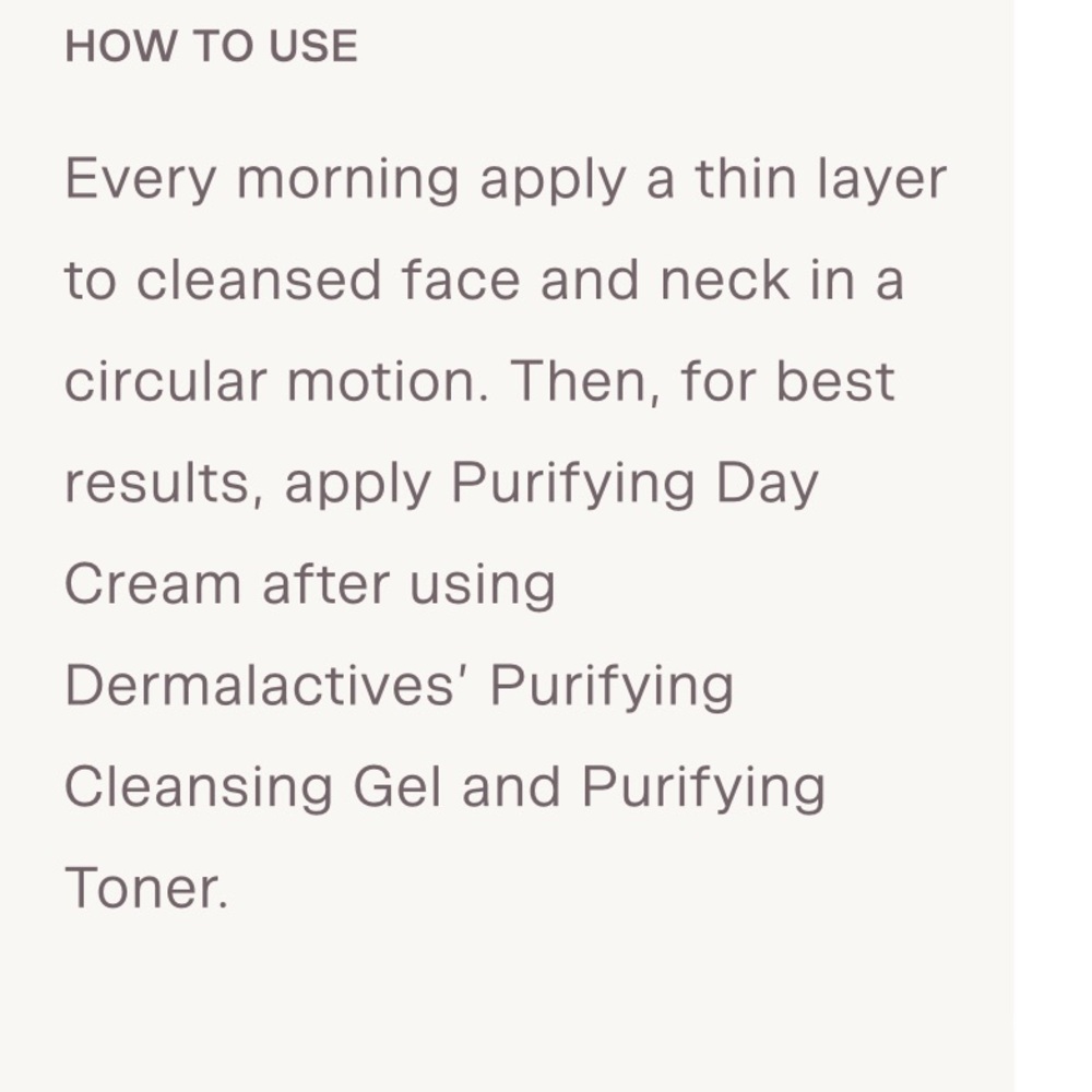Dermalactives Purifying Day Cream - Picture 3 of 4